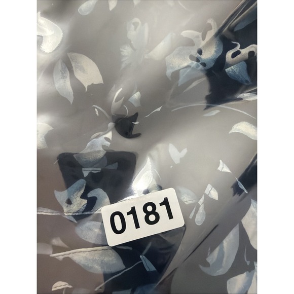 Vintage 90s Jay Jacobs dark blue floral circle mini skirt Small - Picture 8 of 8